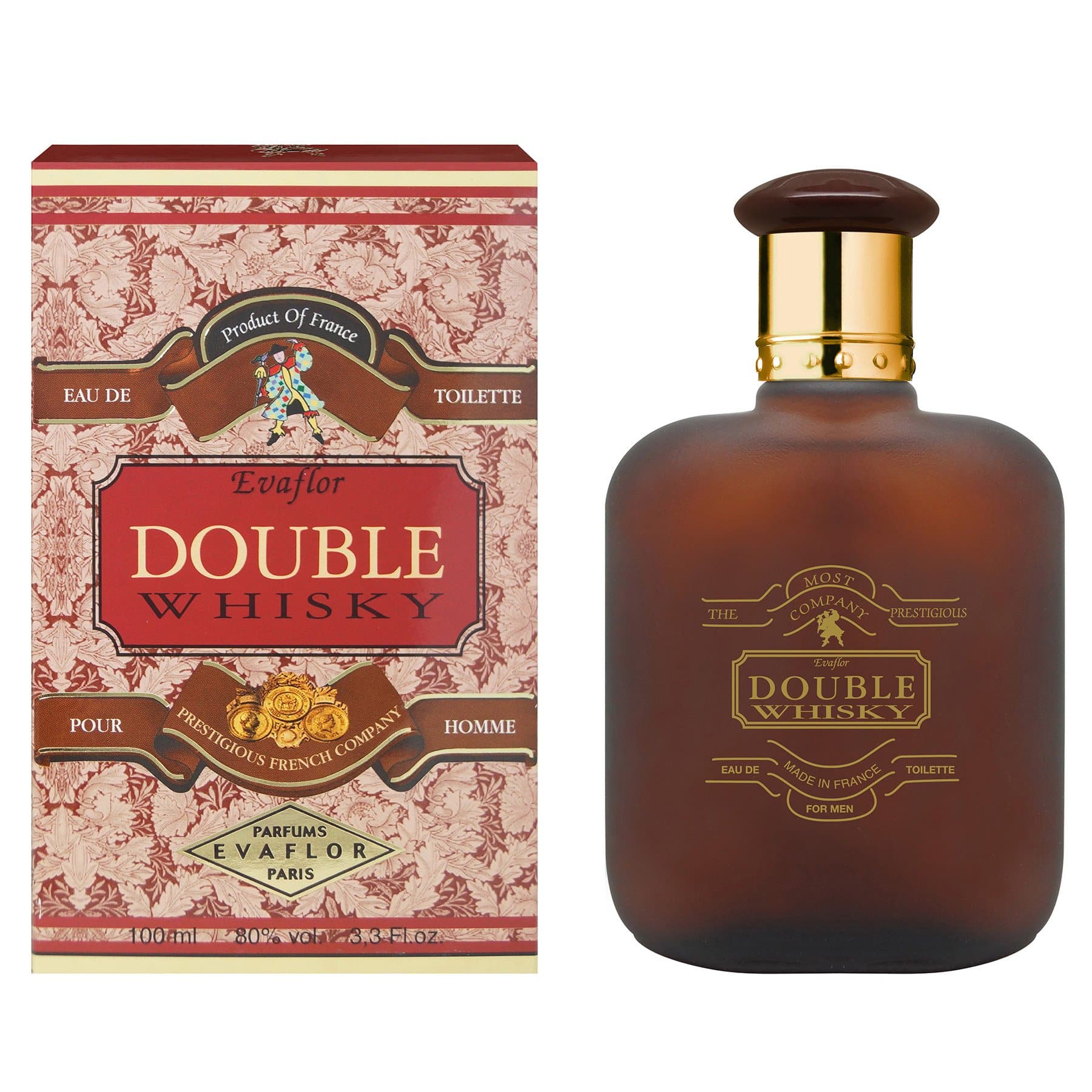 double whisky eau de toilette 100 ml parfum homme evaflor