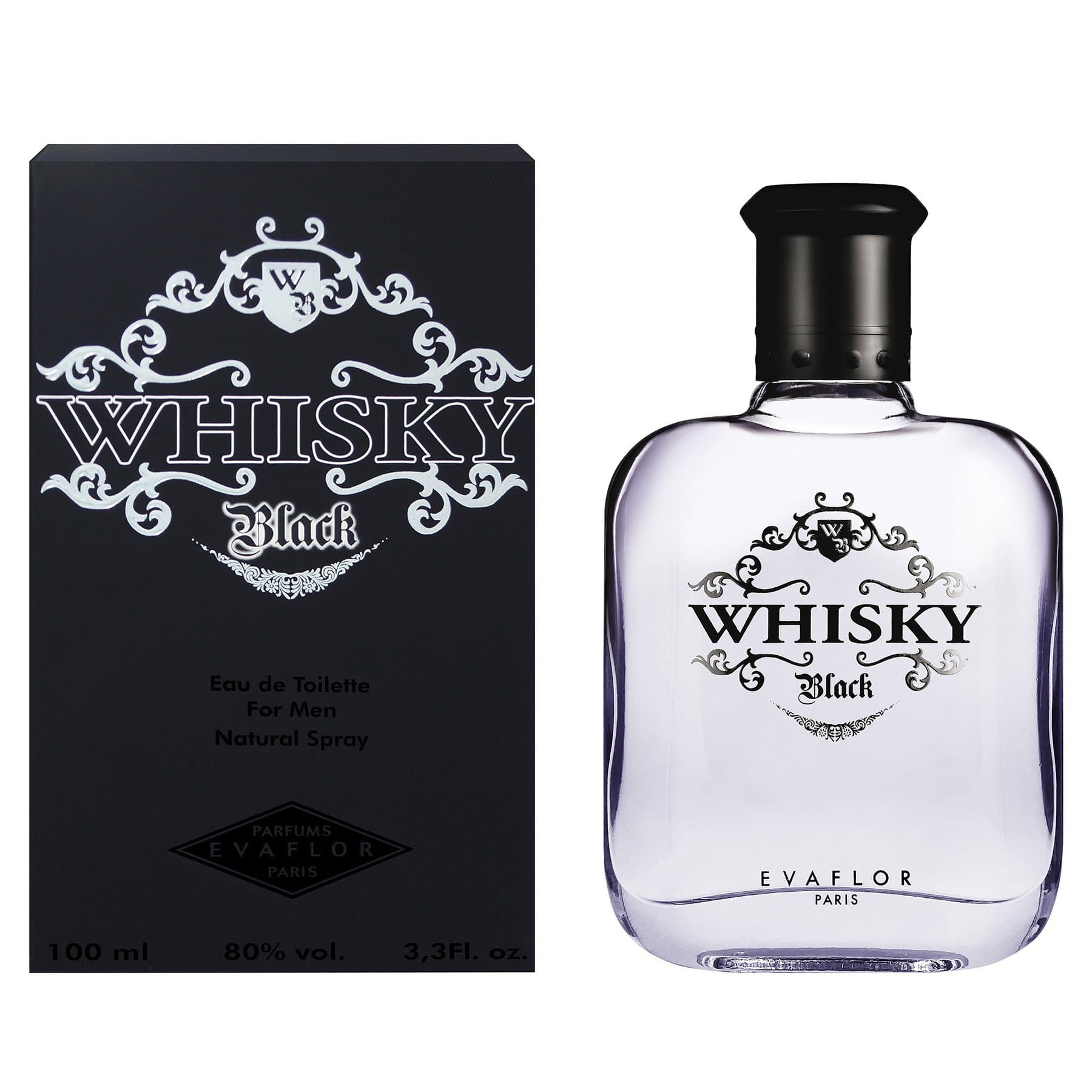 whisky black eau de toilette 100 ml parfum homme evaflor paris