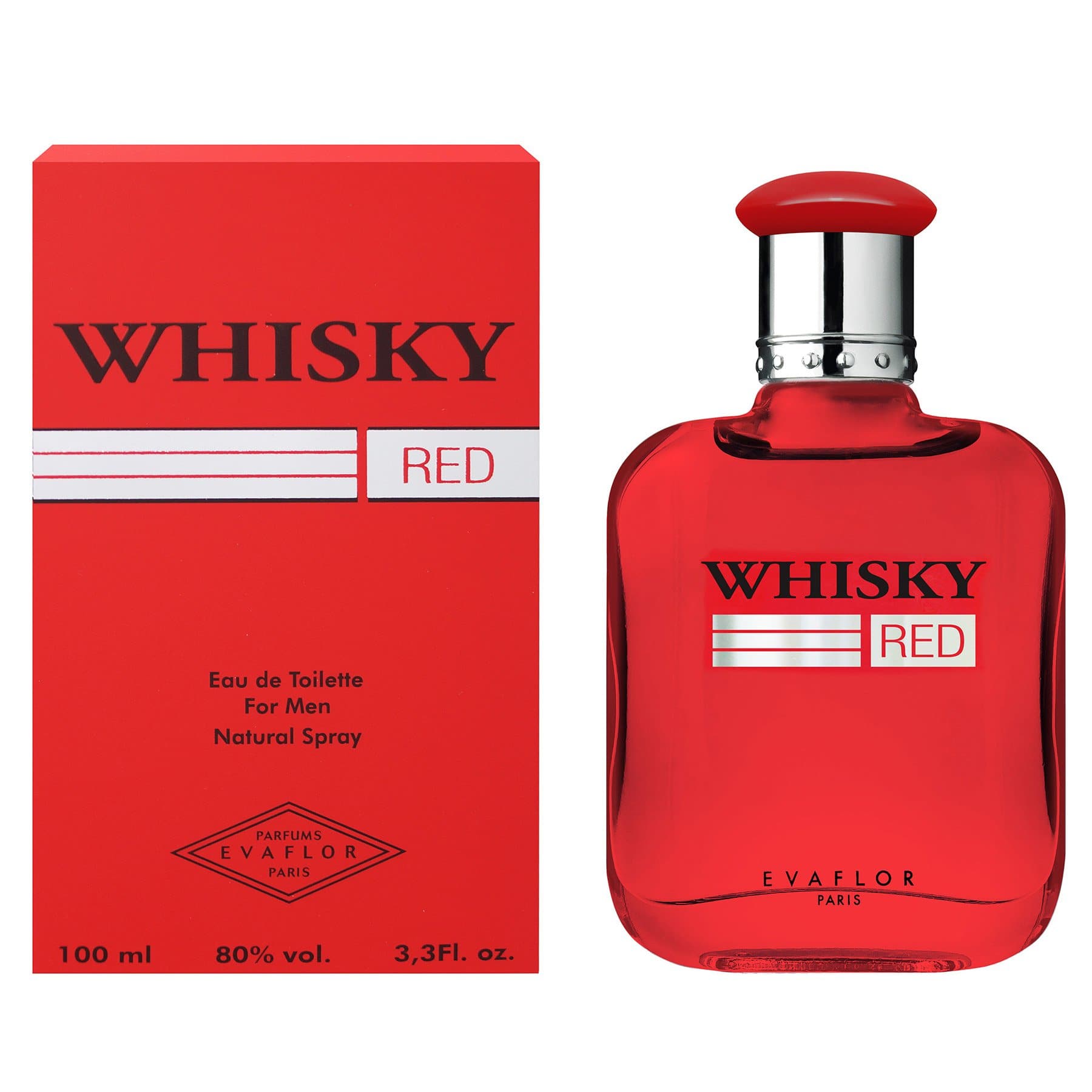 whisky red eau de toilette 100 ml parfum homme evaflor